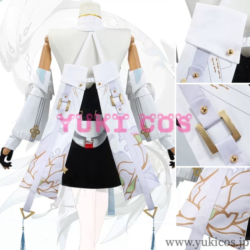 画像4: Wuthering Waves 鳴潮 メイチョウ 白芷 びゃくし コスプレ衣装 送料無料 (4)