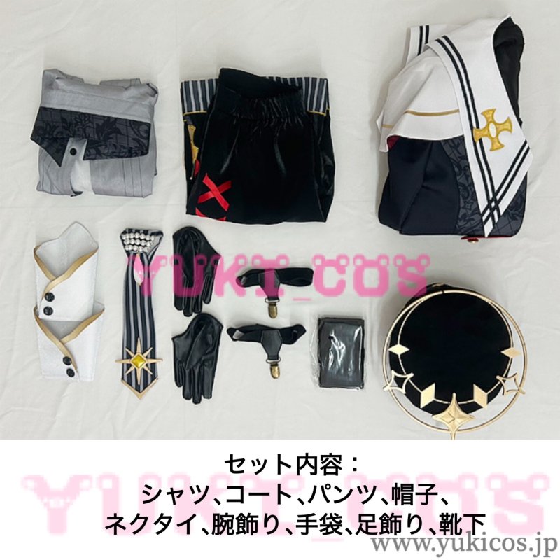 画像2: あんさんぶるスターズ!! あんスタ 堕天使たちの晩餐会 堕天使の翻弄 仙石忍 堕天使の自由 真白友也 堕天使の警告 朱桜司 花群冬芽 ユメ コスプレ衣装 送料無料 (2)