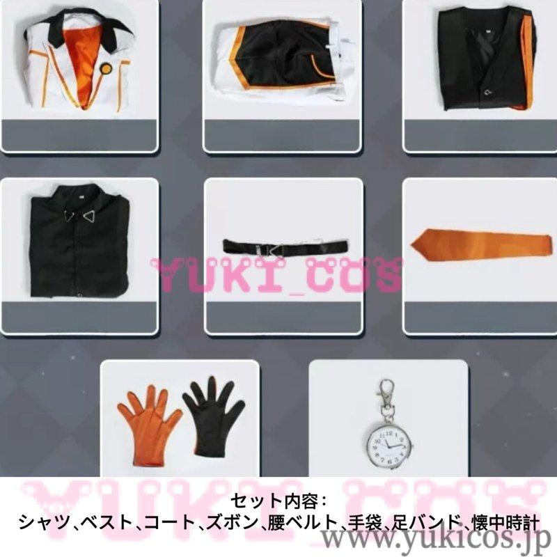 画像2: Vtuber にじさんじEN Noctyx デビュー1周年 Alban Knox アルバーン・ノックス コスプレ衣装 送料無料 (2)