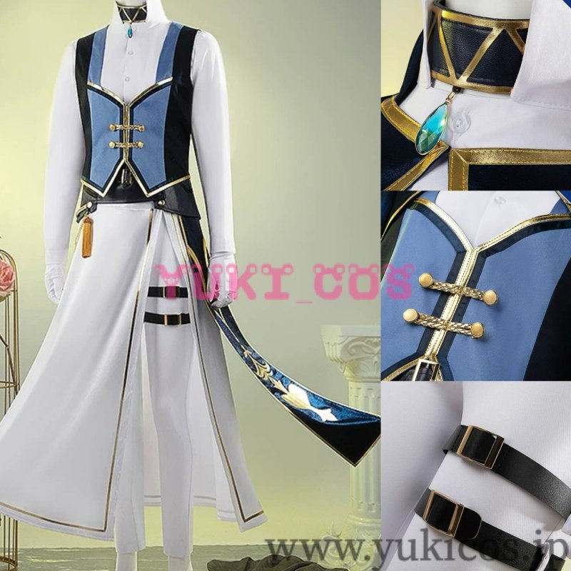 画像4: Vtuber にじさんじ FANTASIA 4周年ライブ Ibrahim イブラヒム コスプレ衣装 送料無料 (4)