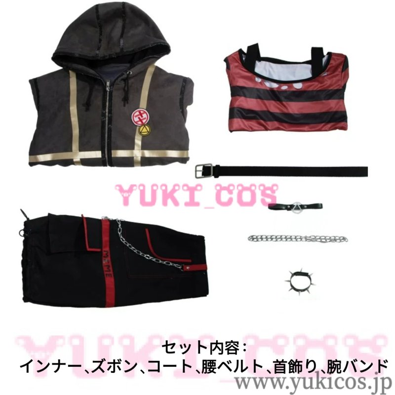 画像2: Vtuber にじさんじEN ましろ爻 ましろめめ コスプレ衣装 送料無料 (2)