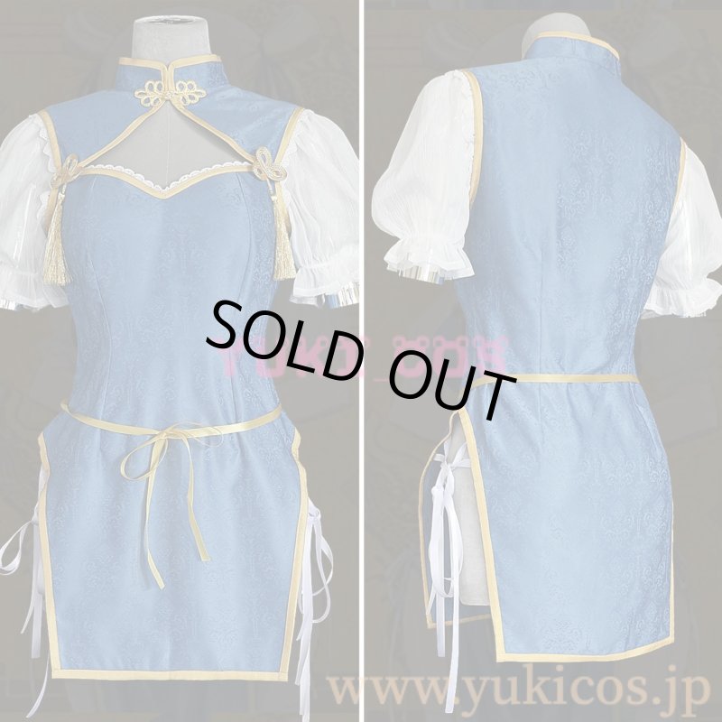 画像7: フェアリーテイル　Fairy Tail　Juvia Lockser　ジュビア・ロクサー　Lucy Heartfilia　ルーシィ・ハートフィリア　中華風　コスプレ衣装　送料無料 (7)