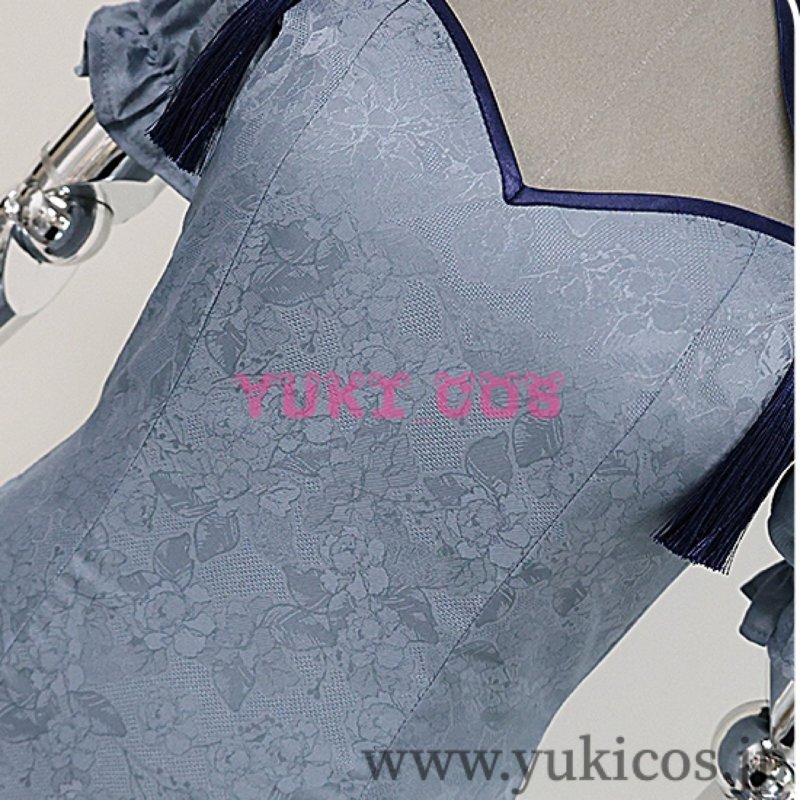 画像6: フェアリーテイル　Fairy Tail　Juvia Lockser　ジュビア・ロクサー　Lucy Heartfilia　ルーシィ・ハートフィリア　中華風　コスプレ衣装　送料無料 (6)