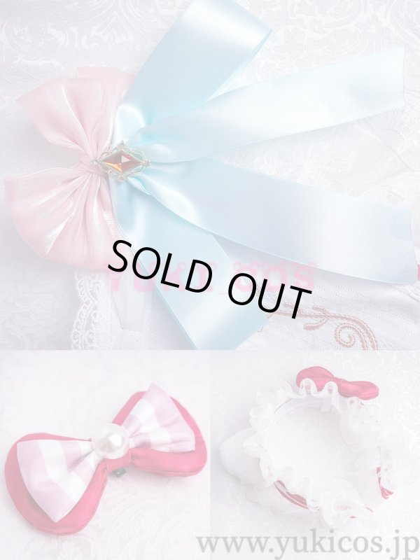 画像15: Naraka: Bladepoint x サンリオ 土御門胡桃  ハローキティ コスプレ衣装 送料無料 (15)