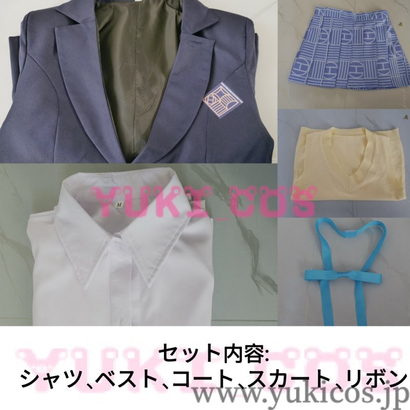 画像2: 学園アイドルマスター 学マス 姫崎莉波 ひめさきりなみ コスプレ衣装 送料無料 (2)