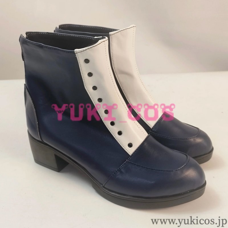 画像2: ブルーアーカイブ ブルアカ 才羽ミドリ メイド コスプレ靴 送料無料 (2)