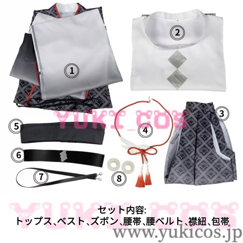 画像2: Vtuber にじさんじ Lauren Iroas ローレン • イロアス 和服 コスプレ衣装 送料無料 (2)