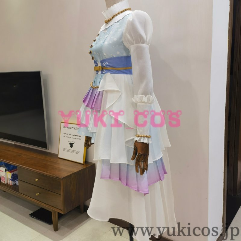 画像4: プロジェクトセカイ　プロセカ　ビビバス　Vivid BAD SQUAD　おつかい中の出会い　特訓後　白石杏　春立つ乙女の羽衣　オリジナル　コスプレ衣装　送料無料 (4)