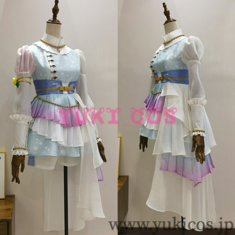 画像3: プロジェクトセカイ　プロセカ　ビビバス　Vivid BAD SQUAD　おつかい中の出会い　特訓後　白石杏　春立つ乙女の羽衣　オリジナル　コスプレ衣装　送料無料 (3)