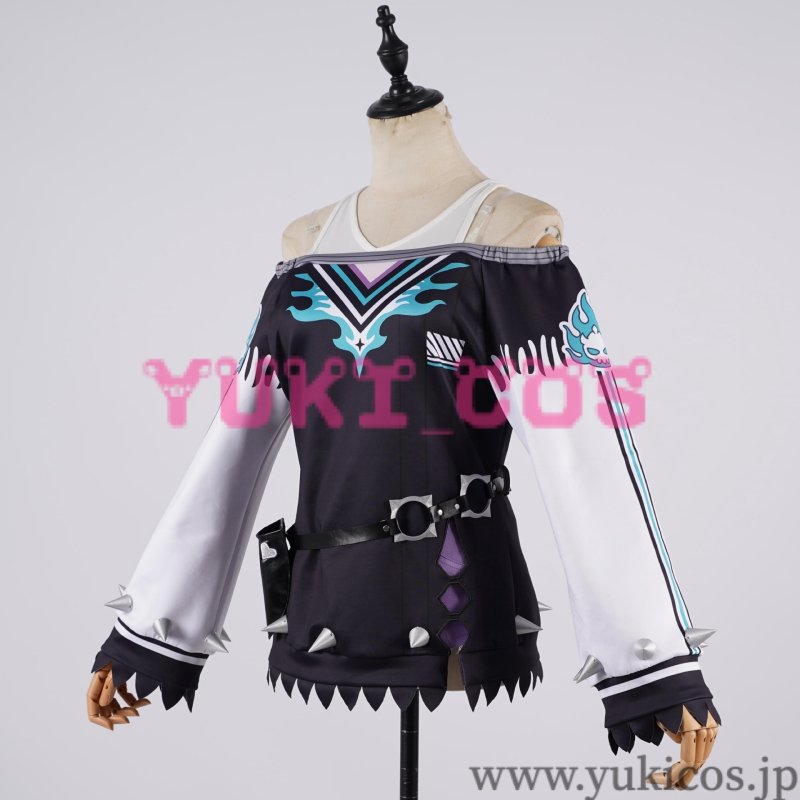 画像3: Vtuber　ホロライブ　FLOW GLOW　輪堂千速　Rindo Chihaya　コスプレ衣装　送料無料 (3)