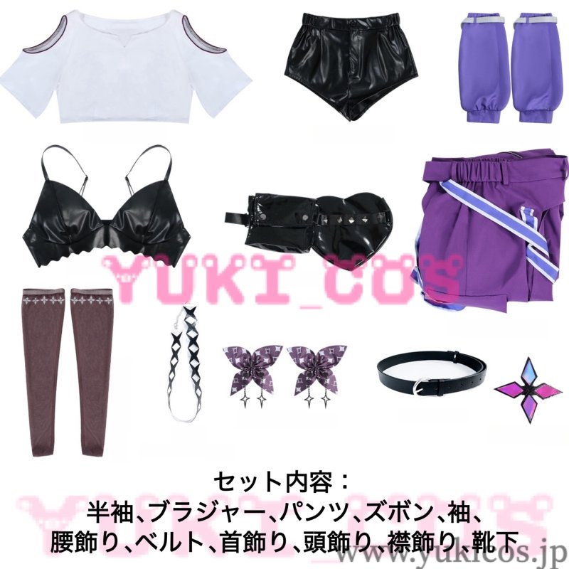 画像2: Vtuber　ホロライブ　FLOW GLOW　綺々羅々ヴィヴィ　Kikirara Vivi　コスプレ衣装　送料無料 (2)