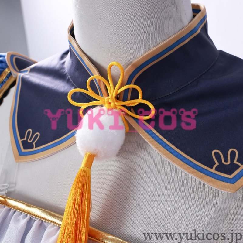 画像4: Vtuber ホロライブ 兎田ぺこら ぺキョンシー ゾンビ ぺこちゃん コスプレ衣装 送料無料 (4)