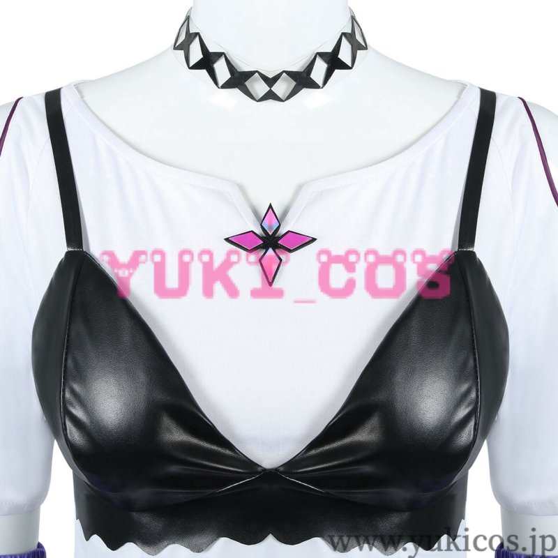 画像4: Vtuber　ホロライブ　FLOW GLOW　綺々羅々ヴィヴィ　Kikirara Vivi　コスプレ衣装　送料無料 (4)