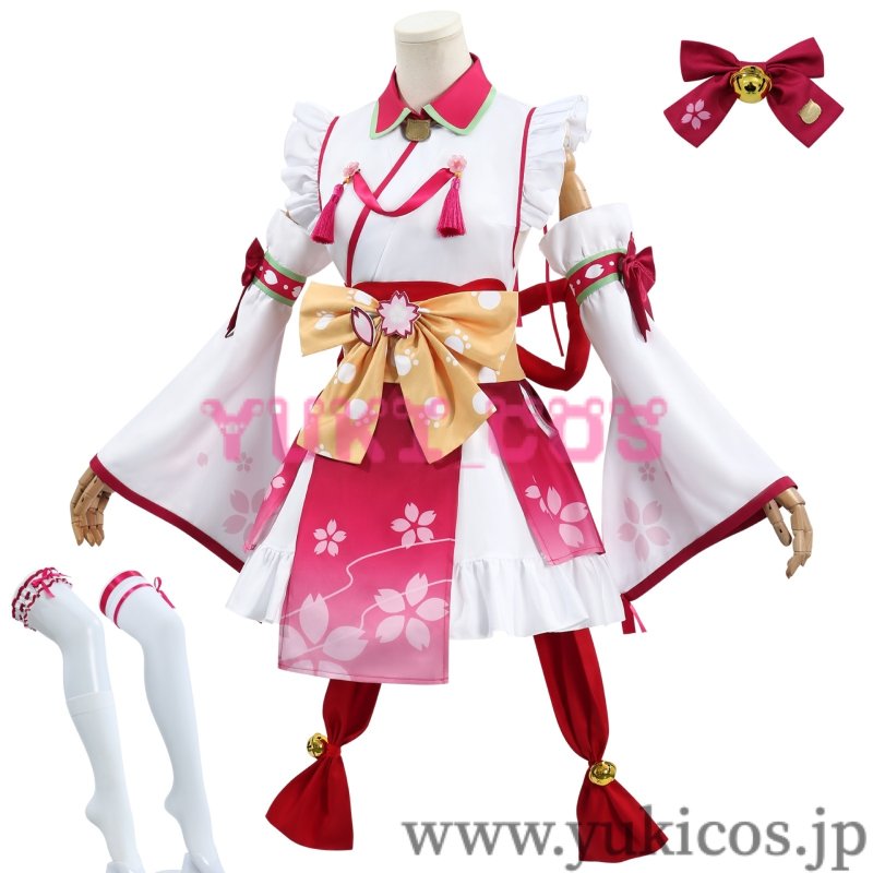 画像3: Vtuber　ホロライブ　Sakura Miko　さくらみこ　コスプレ衣装　送料無料 (3)