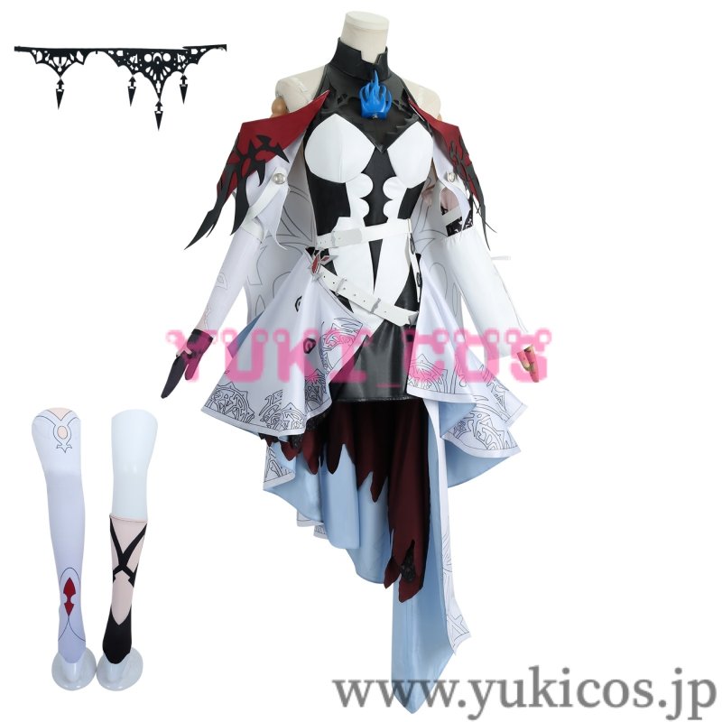 画像4: Vtuber　ホロライブ　Elizabeth Rose Bloodflame　エリザベス・ローズ・ブラッドフレイム　コスプレ衣装　送料無料 (4)