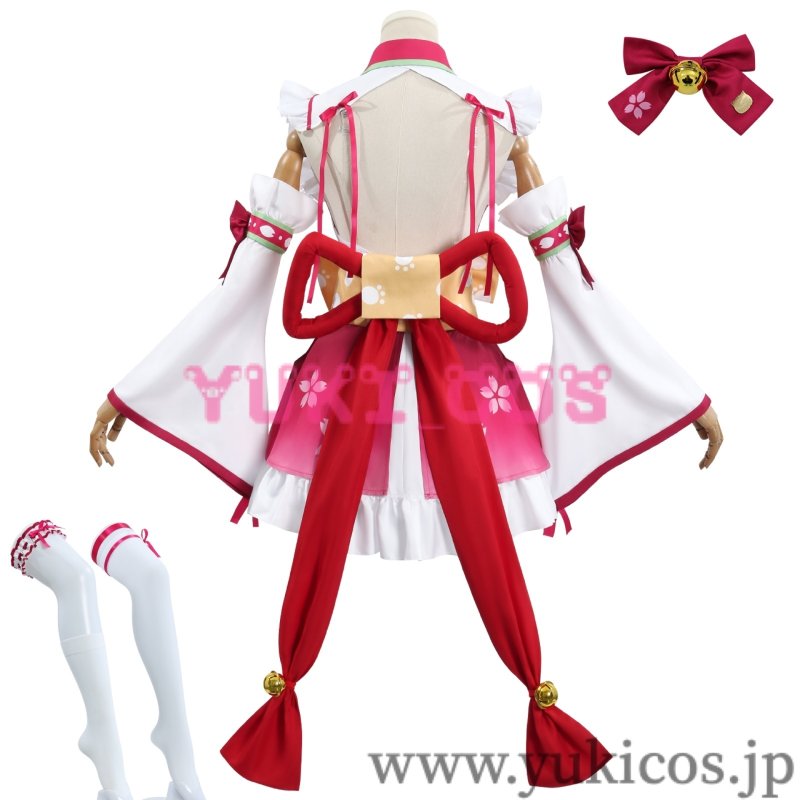 画像4: Vtuber　ホロライブ　Sakura Miko　さくらみこ　コスプレ衣装　送料無料 (4)