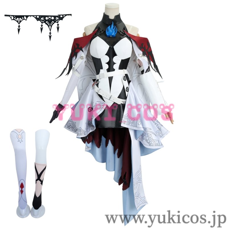 画像1: Vtuber　ホロライブ　Elizabeth Rose Bloodflame　エリザベス・ローズ・ブラッドフレイム　コスプレ衣装　送料無料 (1)