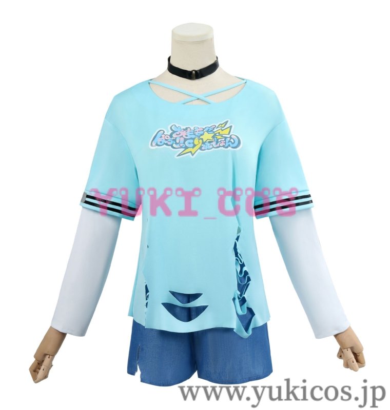 画像12: Vtuber　ホロライブ 　FLOW GLOW　Mizumiya Su　水宮枢　コスプレ衣装　送料無料 (12)