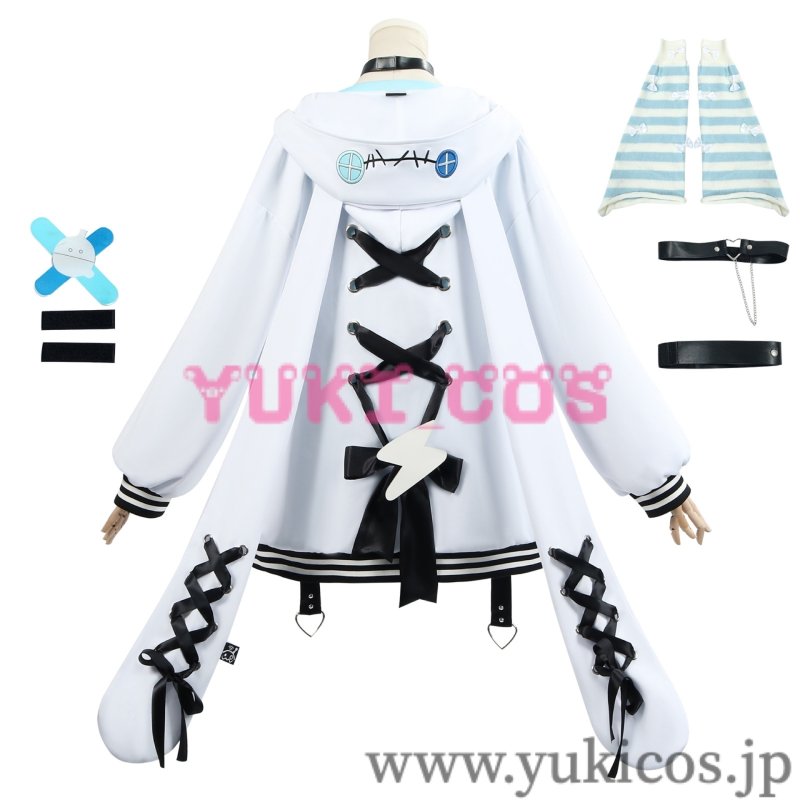 画像4: Vtuber　ホロライブ 　FLOW GLOW　Mizumiya Su　水宮枢　コスプレ衣装　送料無料 (4)