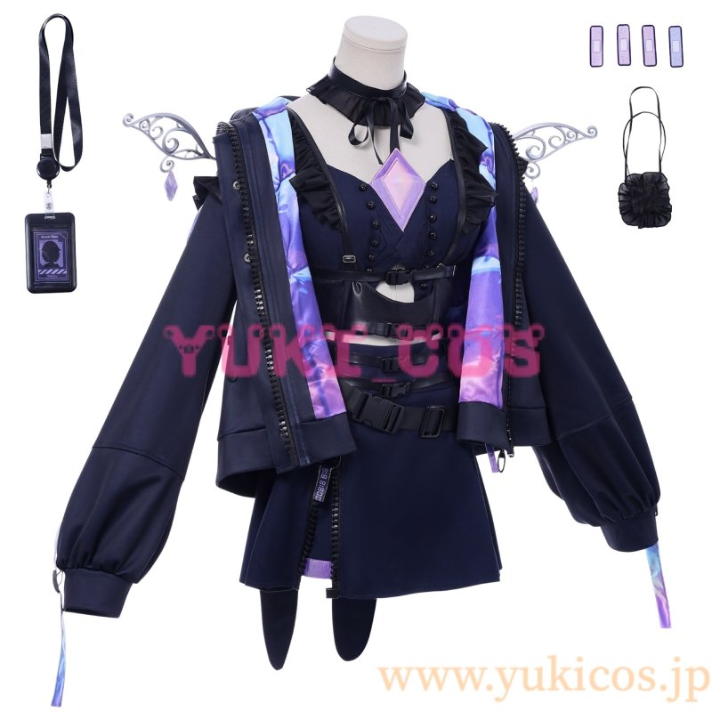 画像4: Vtuber　ホロライブEN　 Koseki Bijou　古石ビジュ―　コスプレ衣装　送料無料 (4)
