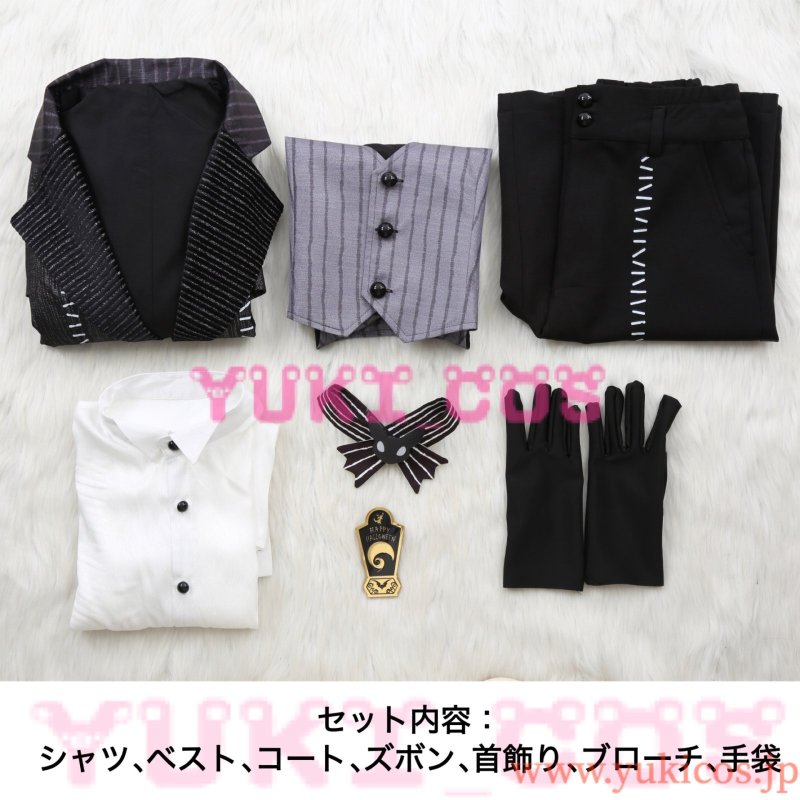 画像2: ツイステッドワンダーランド　ツイステ　Lost in the Book with Tim Burton's The Nightmare Before Christmas　始まりのハロウィン　ナイトメアハロウィン2024 エペル・フェルミエ　Epel　コスプレ衣装　送料無料 (2)