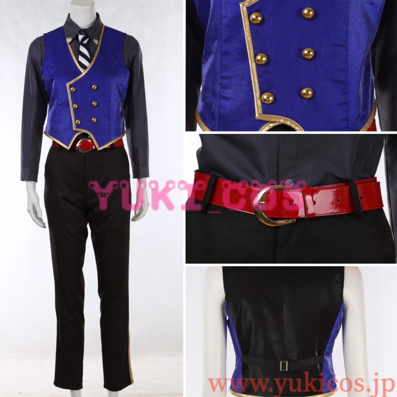 画像3: ツイステッドワンダーランド ツイステ ポムフィオーレ寮 ルーク・ハント 制服 コスプレ衣装 送料無料 (3)