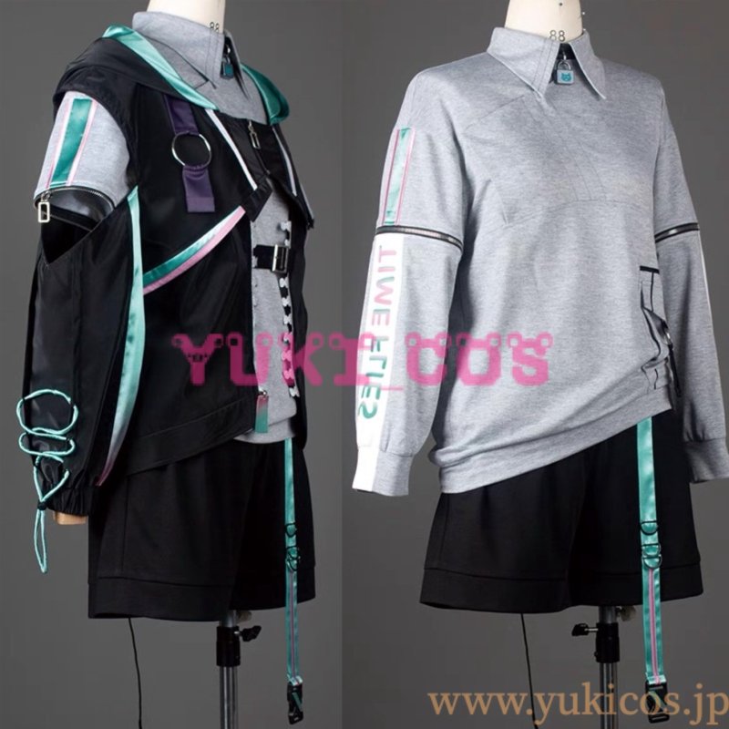 画像3: Vtuber にじさんじ 阿萨 アザ Aza コスプレ衣装 送料無料 (3)