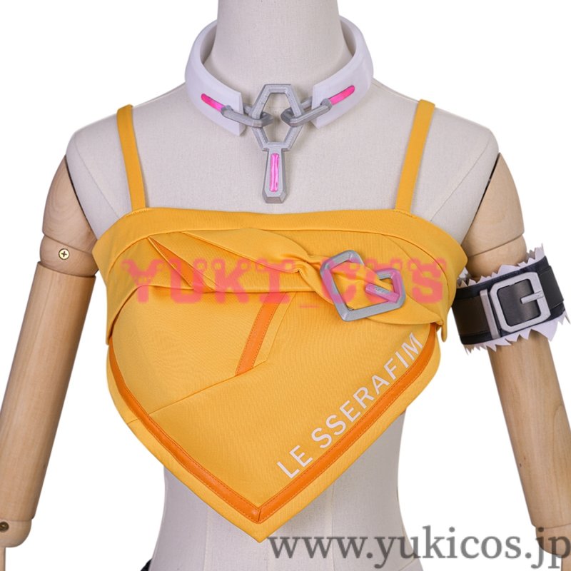 画像5: オーバーウォッチ 2 x LE SSERAFIM　Mercy　マーシー　コスプレ衣装　送料無料 (5)