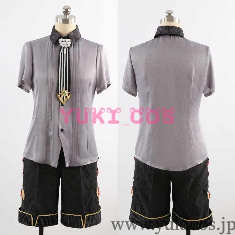 画像13: あんさんぶるスターズ！！ あんスタ　堕天使たちの晩餐会　堕天使の翻弄　仙石忍　堕天使の自由　真白友也　堕天使の警告　朱桜司　花群冬芽　ユメ　コスプレ衣装　高級版　送料無料　 (13)