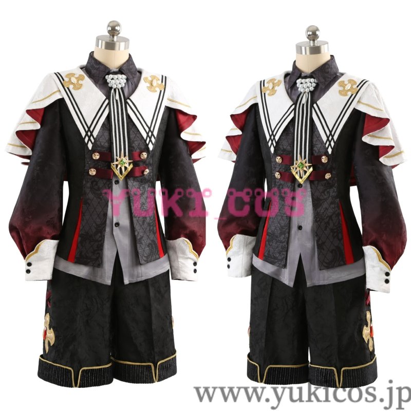 画像5: あんさんぶるスターズ！！ あんスタ　堕天使たちの晩餐会　堕天使の翻弄　仙石忍　堕天使の自由　真白友也　堕天使の警告　朱桜司　花群冬芽　ユメ　コスプレ衣装　高級版　送料無料　 (5)