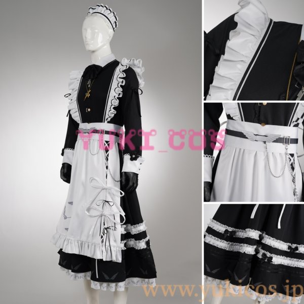Vtuber にじさんじ 叶 メイド服 コスプレ衣装 送料無料
