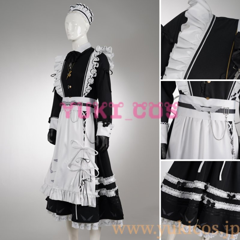 画像3: Vtuber　にじさんじ　叶　メイド服　コスプレ衣装　送料無料 (3)