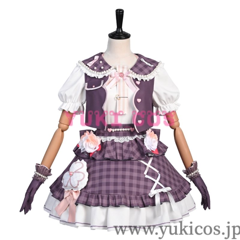 画像1: プロジェクトセカイ　プロセカ　MORE MORE JUMP!　MMJ 4th Anniversary　プレミアムプレゼントガチャ　Sweet & Rose　桃井愛莉　コスプレ衣装　送料無料 (1)