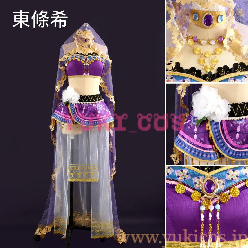 画像3: ラブライブ！　スクールアイドルコレクション　スクフェス感謝祭2017　μ's 踊り子　西木野真姫　東條希　小泉花陽　矢澤にこ　高坂穂乃果　絢瀬絵里　南ことり　園田海未　星空凛　コスプレ衣装　送料無料料 (3)