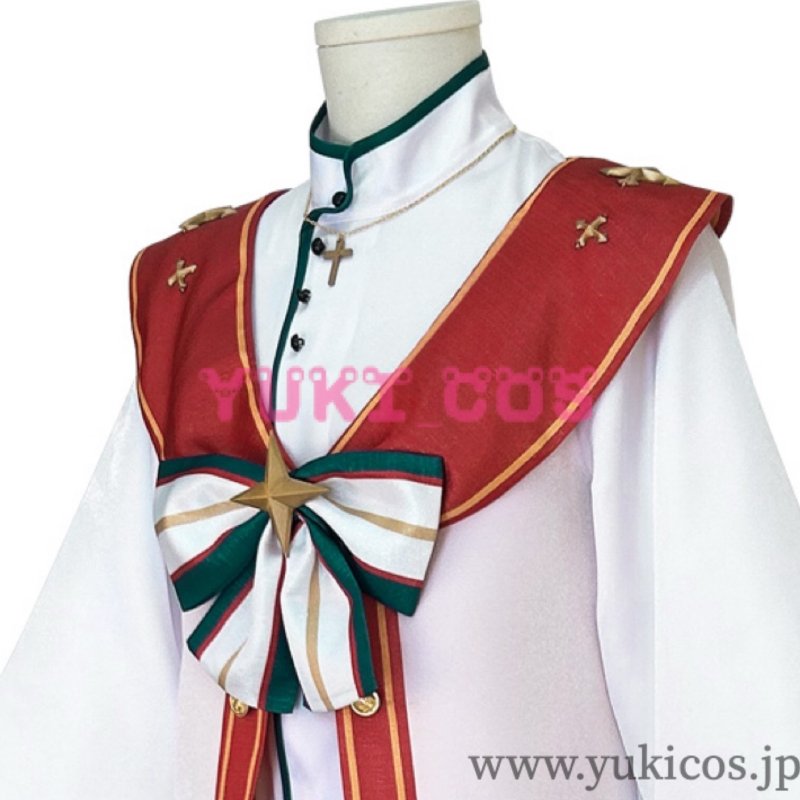 画像12: あんさんぶるスターズ！！　あんスタ　キャロル＊白雪と聖夜のスターライトフェスティバル　ホワイトブレス　紫之創　ホワイトギフト　 天満光　ホワイトソング　仁兎なずな　ハッピーホワイト　真白友也　コスプレ衣装　送料無料料 (12)