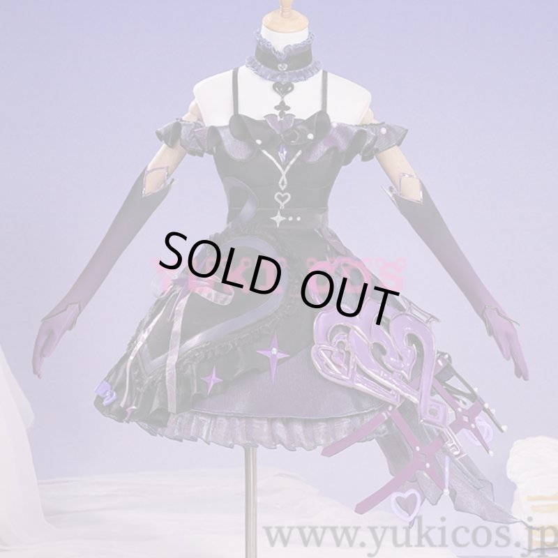 画像1: Honor Of Kings x Sanrio Character　Kuromi's Heart Angela　エンジェル　クロミ　コスプレ衣装　送料無料 (1)