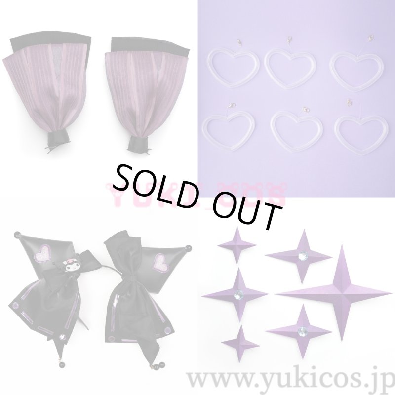 画像13: Honor Of Kings x Sanrio Character　Kuromi's Heart Angela　エンジェル　クロミ　コスプレ衣装　送料無料 (13)