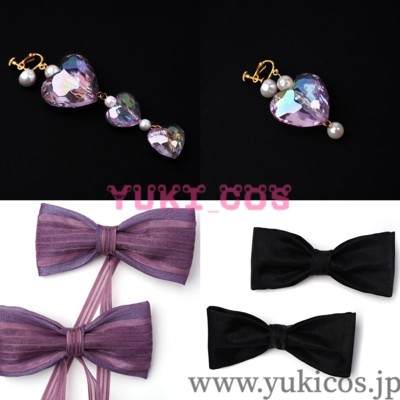画像12: Honor Of Kings x Sanrio Character Kuromi's Heart Angela エンジェル クロミ コスプレ衣装 送料無料 (12)