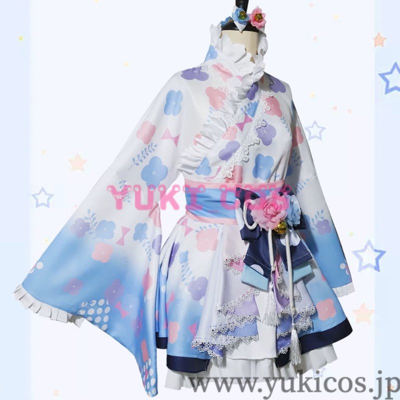 画像3: Vtuber にじさんじ 天宮こころ 新衣装和服 コスプレ衣装 送料無料 (3)
