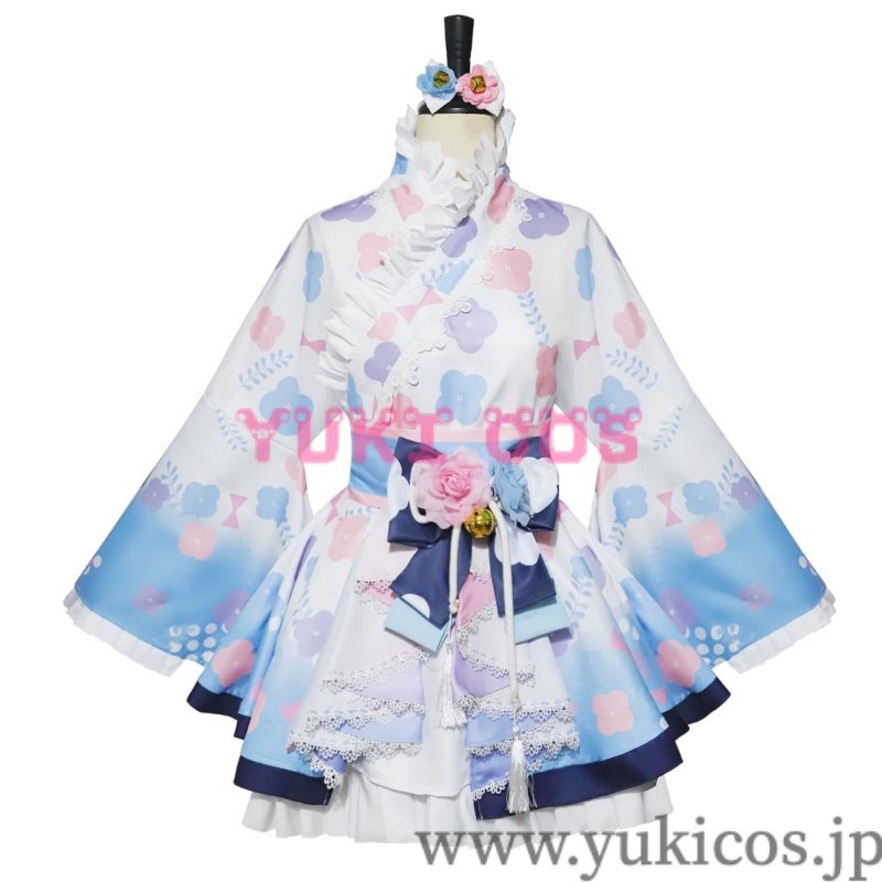 画像1: Vtuber　にじさんじ　天宮こころ　新衣装和服　コスプレ衣装　送料無料 (1)