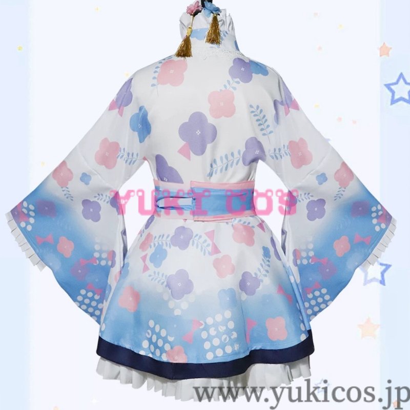 画像4: Vtuber にじさんじ 天宮こころ 新衣装和服 コスプレ衣装 送料無料 (4)