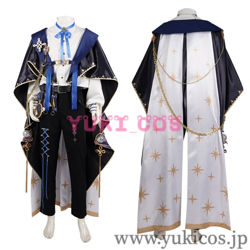画像1: Vtuber　にじさんじ　Dytica　星導ショウ　鑑定士のお洋服　コスプレ衣装　送料無料 (1)