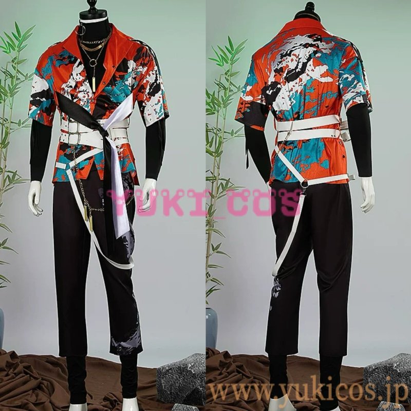 画像8: Vtuber にじさんじ 3SKM 魁星 かいせい デビュー姿 コスプレ衣装 送料無料 (8)