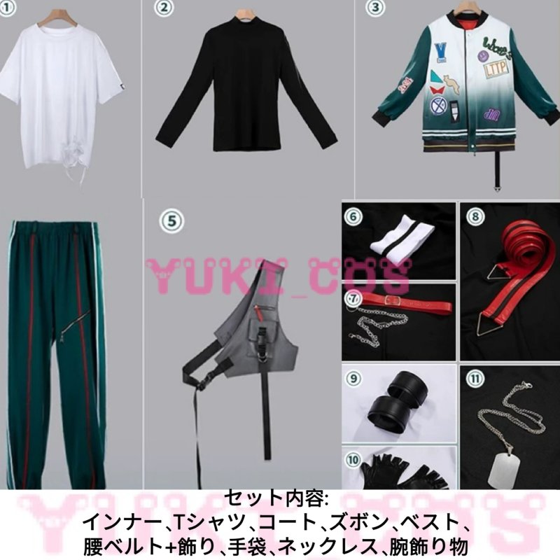 画像2: Vtuber 3SKM Half Anniversary 魁星 コスプレ衣装 送料無料 (2)