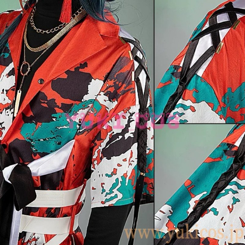 画像9: Vtuber にじさんじ 3SKM 魁星 かいせい デビュー姿 コスプレ衣装 送料無料 (9)