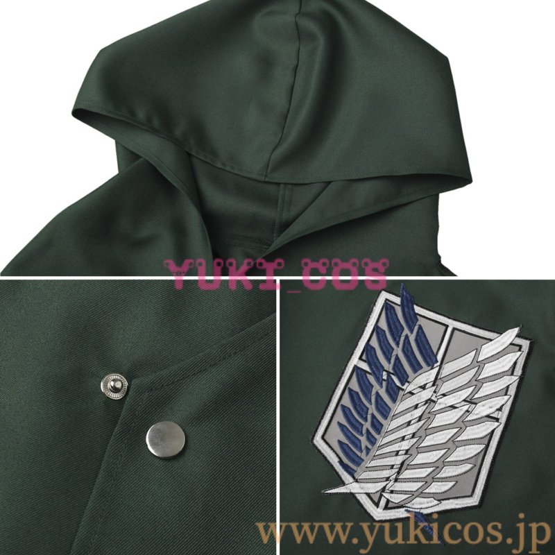 画像4: 進撃の巨人　自由の翼　調査兵団　コスプレ衣装　送料無料 (4)