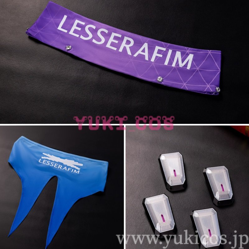 画像11: オーバーウォッチ 2 x LE SSERAFIM　D.Va　コスプレ衣装　送料無料 (11)