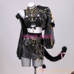 画像1: NARAKA: BLADEPOINT　沈妙　しんみょう　Feria Shen　feline justice　コスプレ衣装　送料無料 (1)
