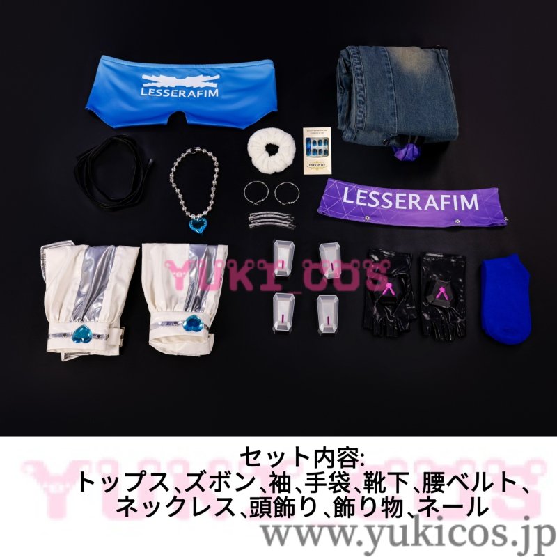 画像2: オーバーウォッチ 2 x LE SSERAFIM　D.Va　コスプレ衣装　送料無料 (2)