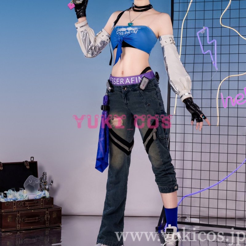 画像1: オーバーウォッチ 2 x LE SSERAFIM　D.Va　コスプレ衣装　送料無料 (1)